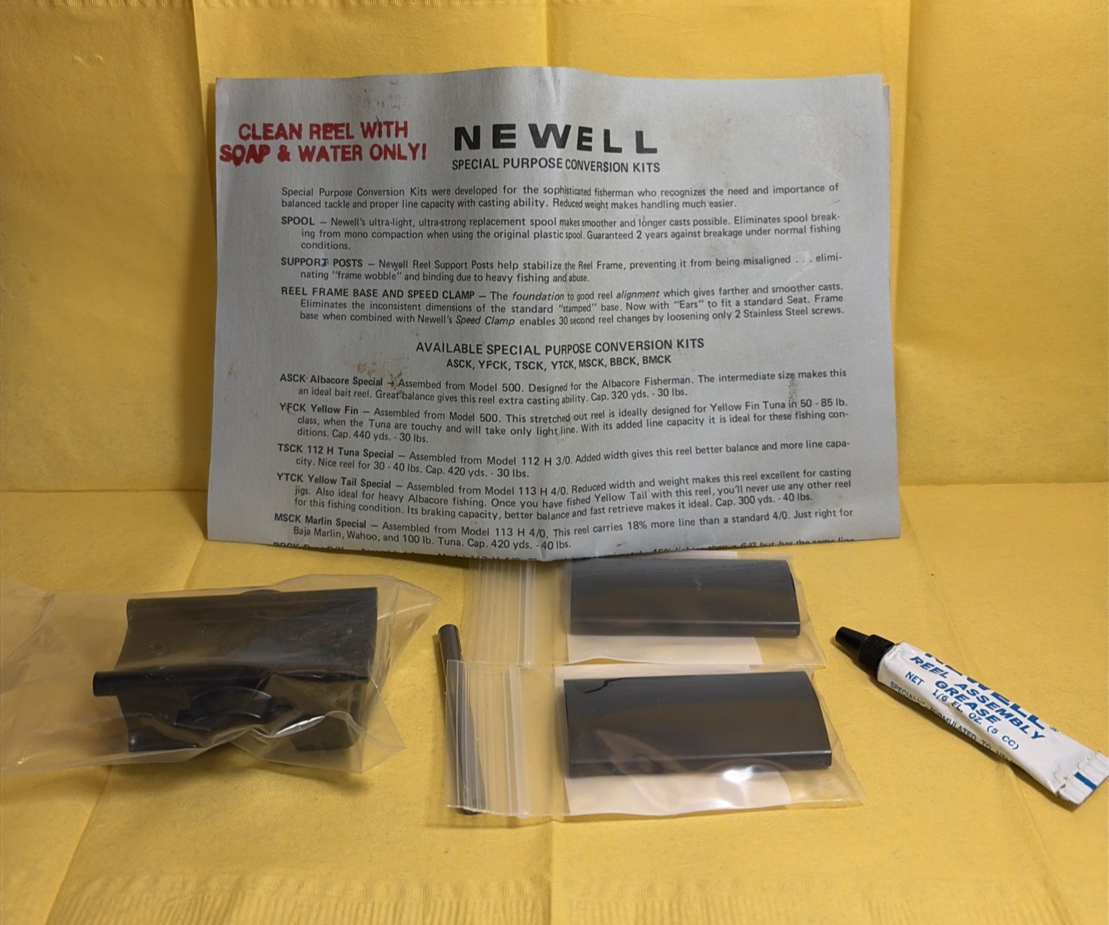 Penn Senator 112H 3/0 Wide Accurate Frame Fishing Reel Newell Tuna Special Kit