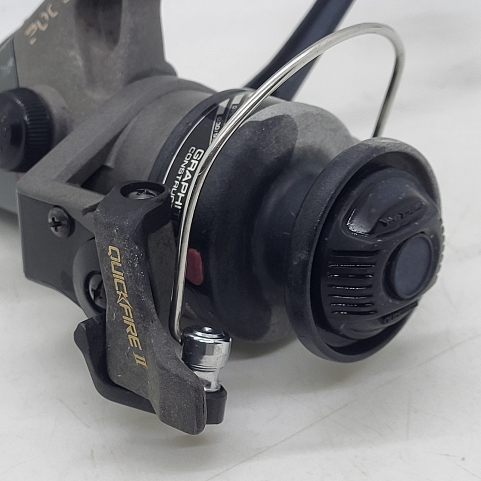 Shimano AX 200Q Graphite Spinning Reel Rear Drag Bio Grip Ball Bearing, VG+ Cond