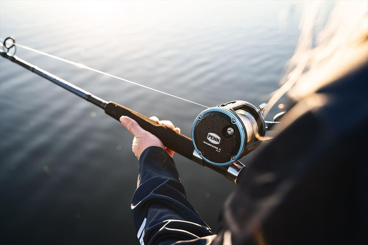 Penn Warfare II Level Wind Conventional Fishing Reel