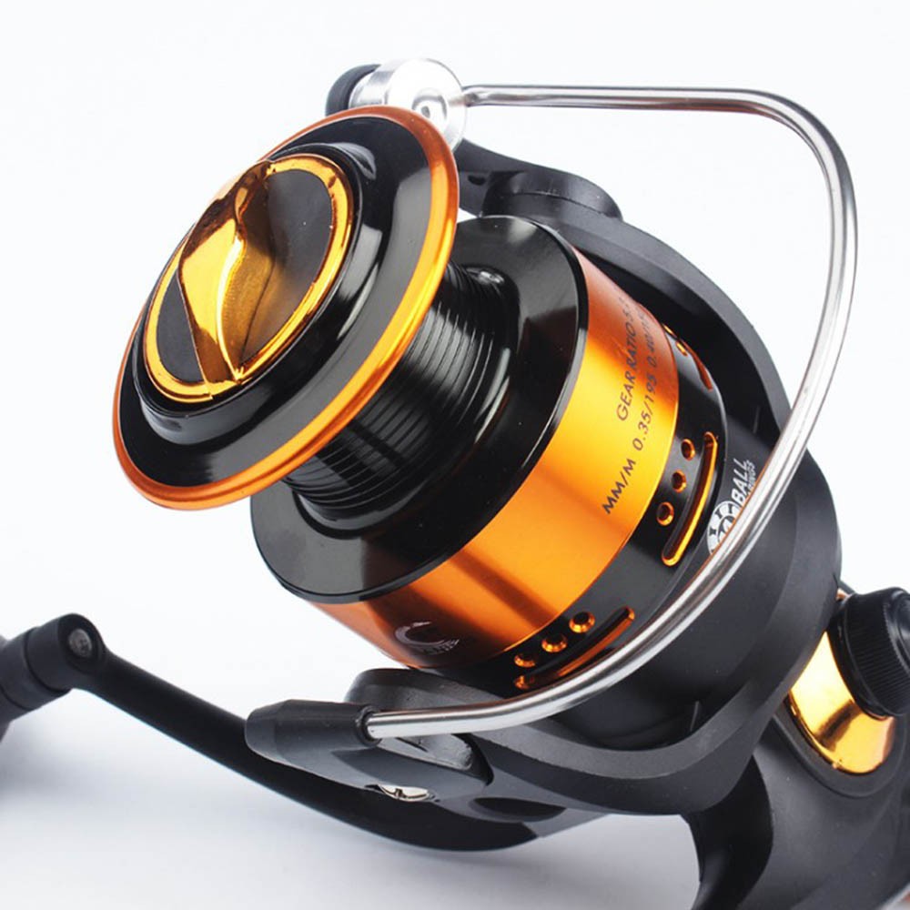 11BB Spinning Reel Fishing Gear Ratio 5.2:1 Reel Heavy Duty Bait Runner Drag