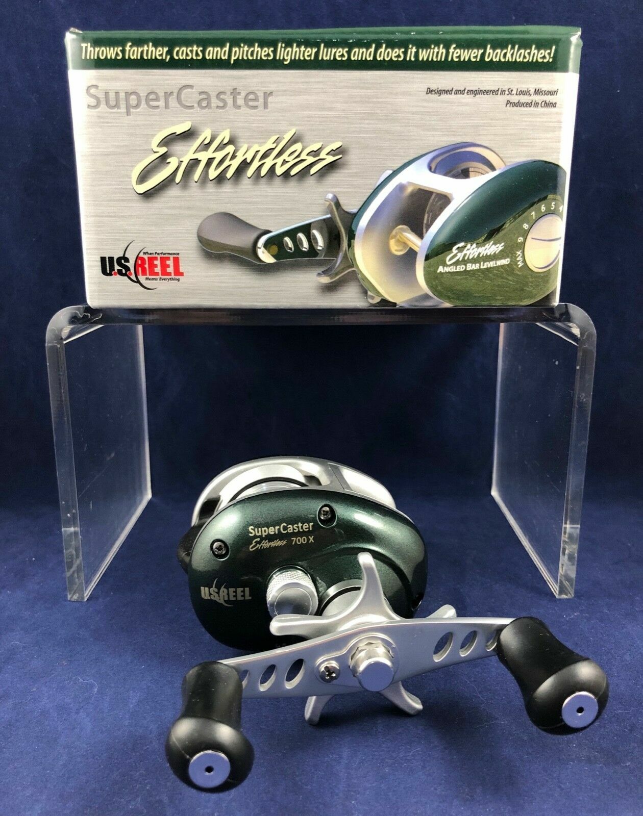 NEW! U.S. Reel – SuperCaster Effortless 700X – Bait Casting – Jimmy Houston