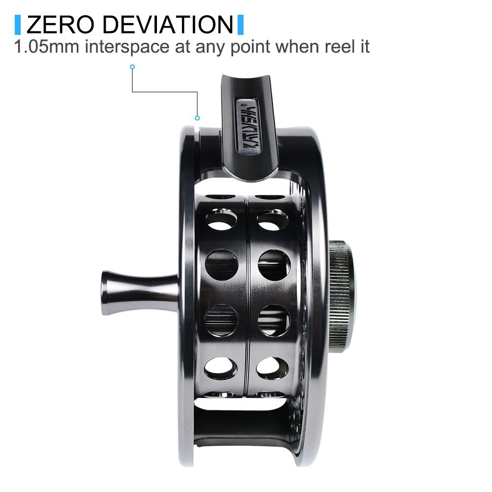 Fly Fishing Reel 5/7 7/9 9/10 WT 2+1BB Aluminum CNC Machine Fishing Fly Wheel R7