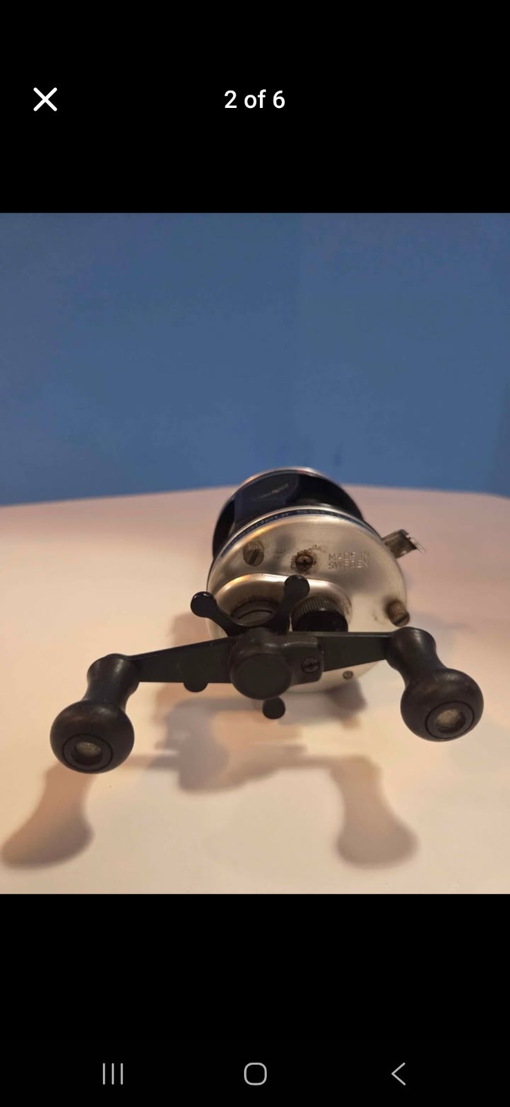 Ambassadeur 5501 C3 Left Hand Retrieve Baitcast Reel