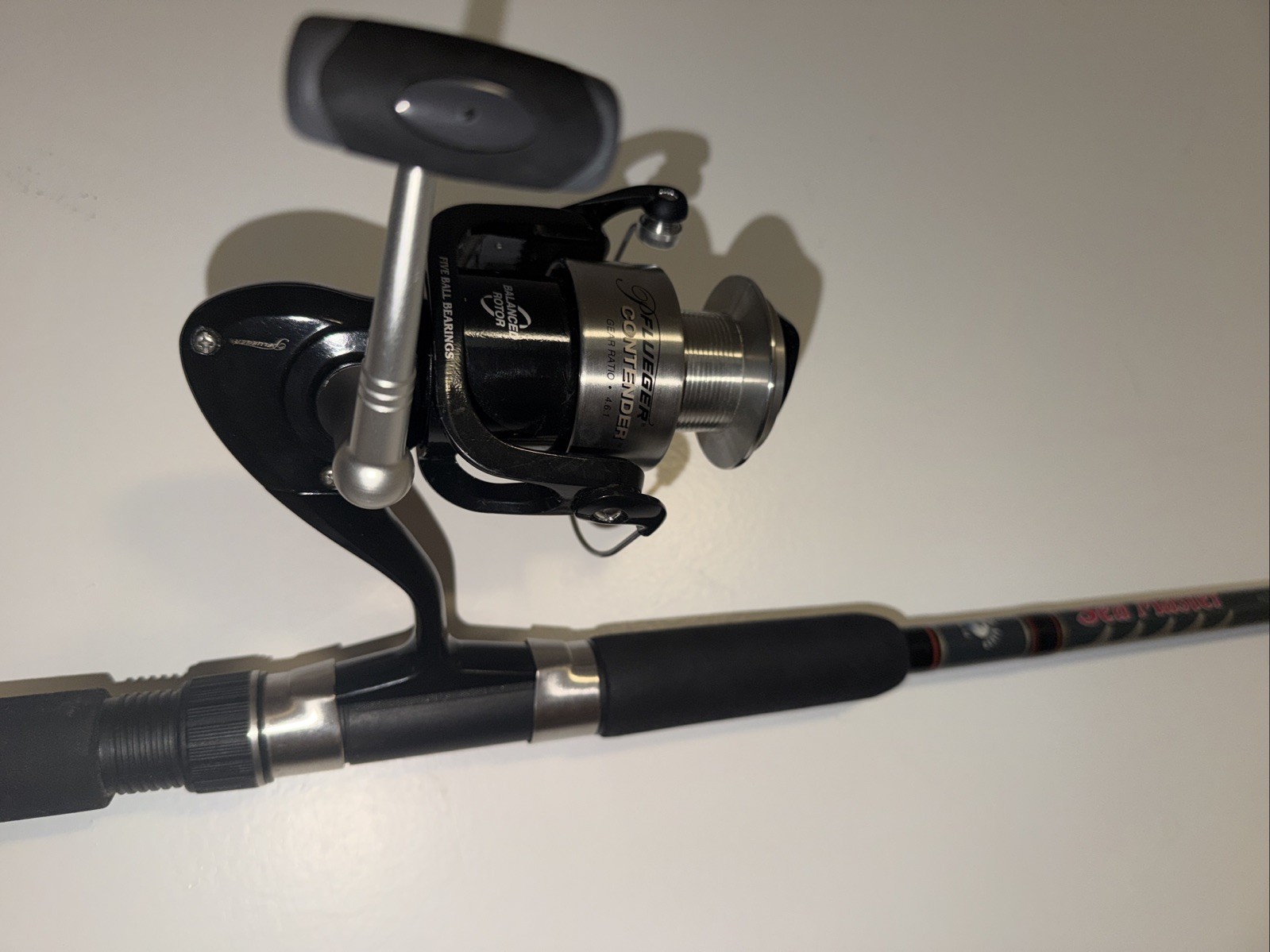 Sea Master Surf Rod & PFLUEGER CONTENDER 7550 SALTWATER Spinning REEL Combo