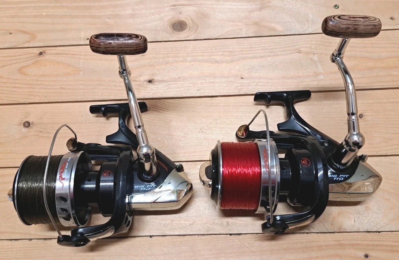 2 × Quantum Radical Big Pit 770 Carp Reels Fishing Reels Carp Fishing Carp
