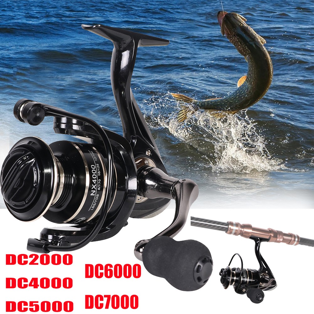 12BB Metal Spinning Fishing Reel 5.2:1 Freshwater Saltwater Left Right Hand Reel