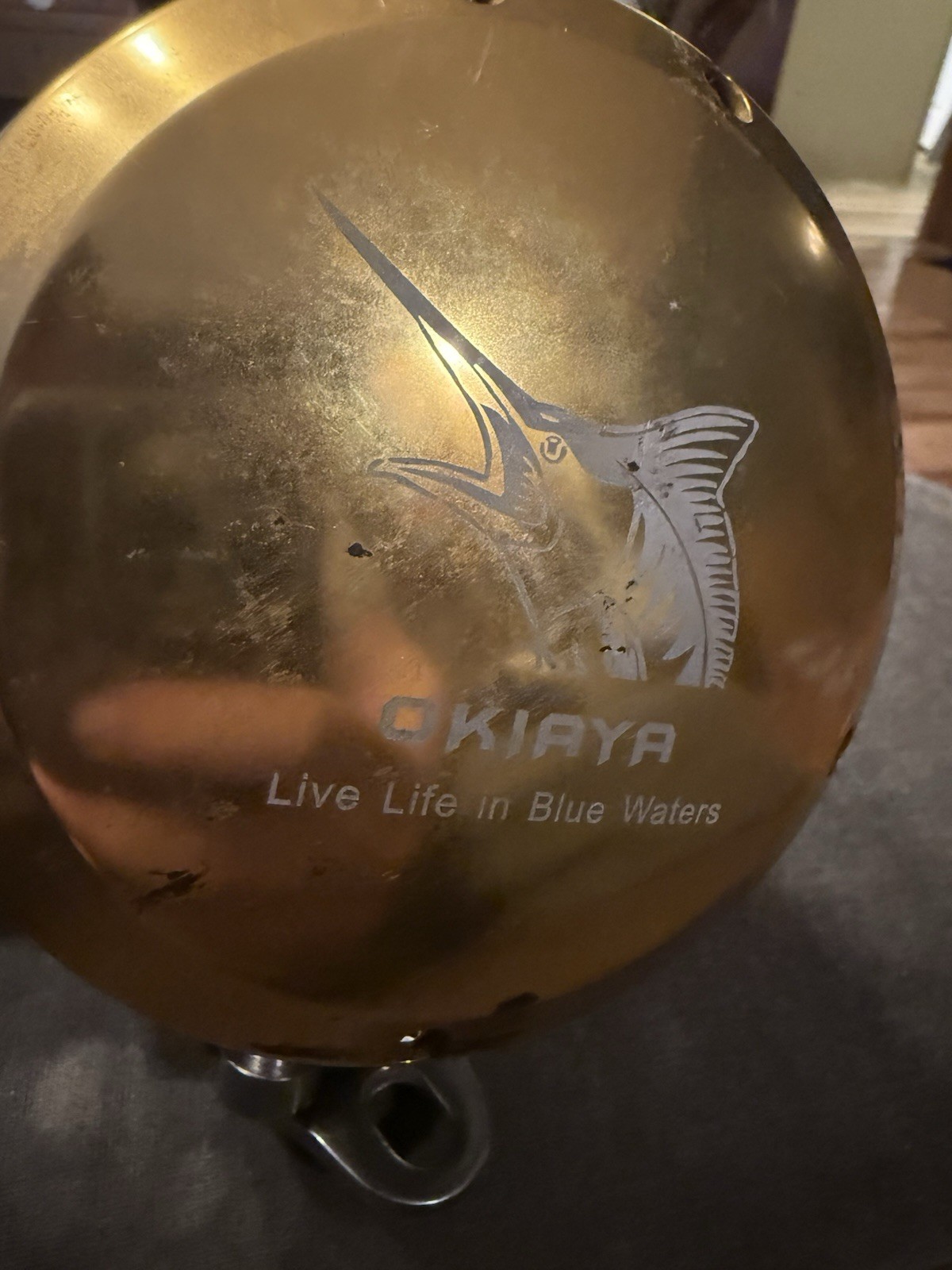OKIAYA Pro National 50W II 2-Speed Lever Drag Trolling Reel Right Hand Gold