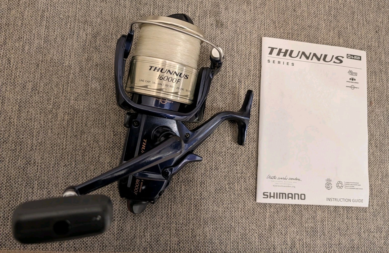 Very Nice Shimano Thunnus 16000F Large Spinning Fishing Reel