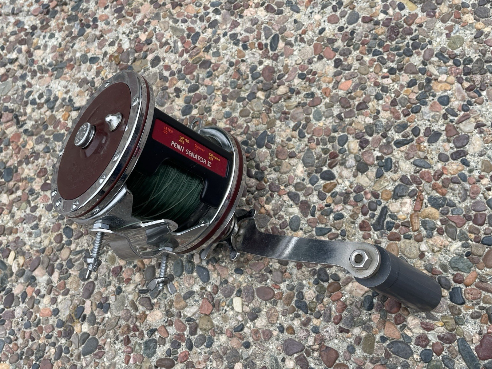 PENN SENATOR II 114HL HIGH SPEED LIGHT 6/0 BIG GAME FISHING REEL EXTENDED GRIP