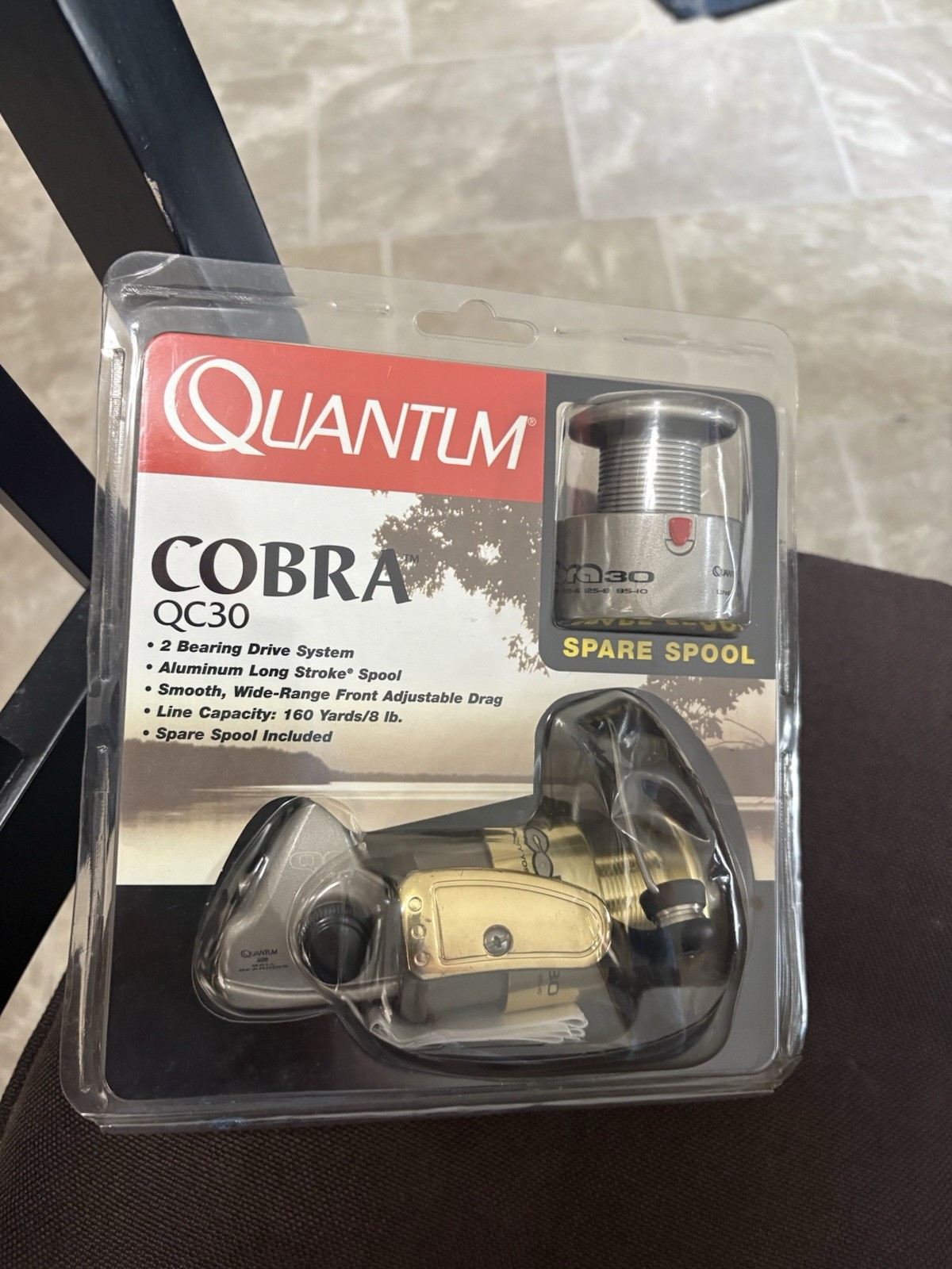 Quantum Cobra QC30 Fishing Reel 2 Bearing Drive System NIB