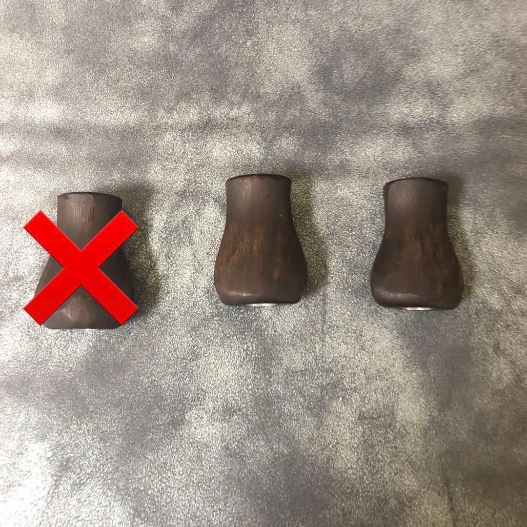 IOS Premium Wood Knob Type C Ebony