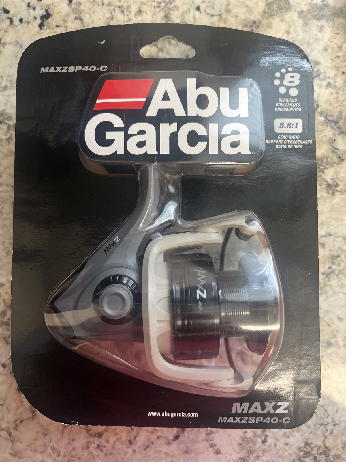 Abu Garcia MAXZSP40-C Max Z Spinning Reel, Size 40, 5.8:1 Max Z 40 NEW SEALED!