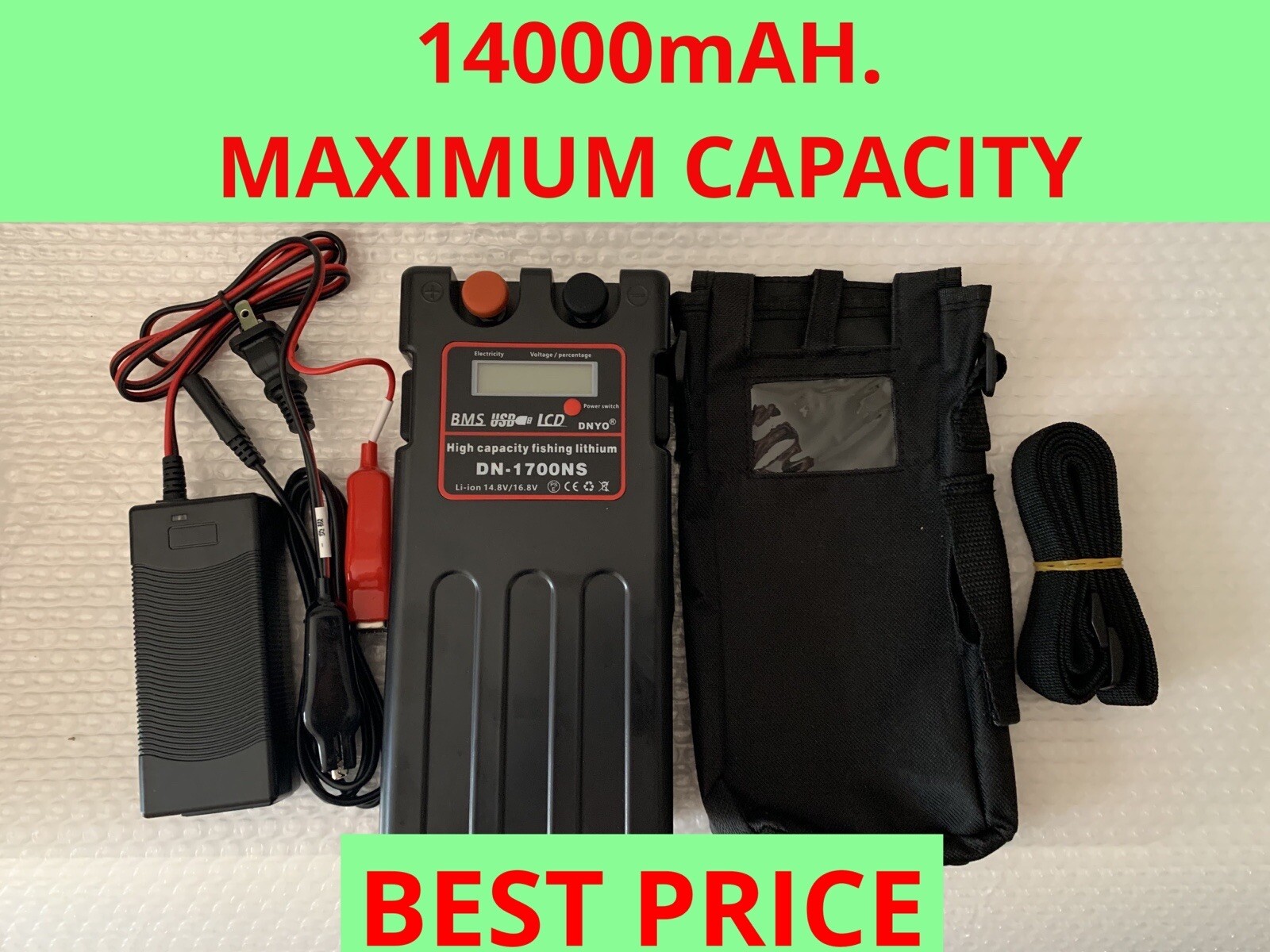 14000mAh 14.8V DN1700-NS LITHIUM BATTERYDaiwa SEABORG 500J 200JL 500JP 500JS