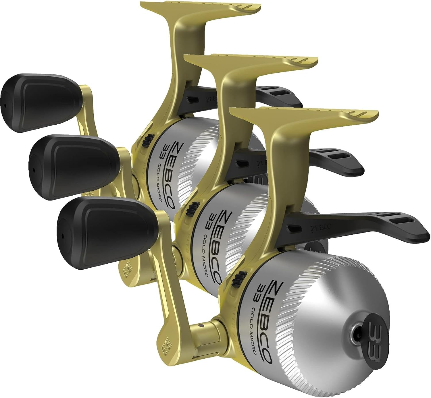 33 Gold Spincast Fishing Reel Changeable Right/Left-Hand Retrieve All-Metal
