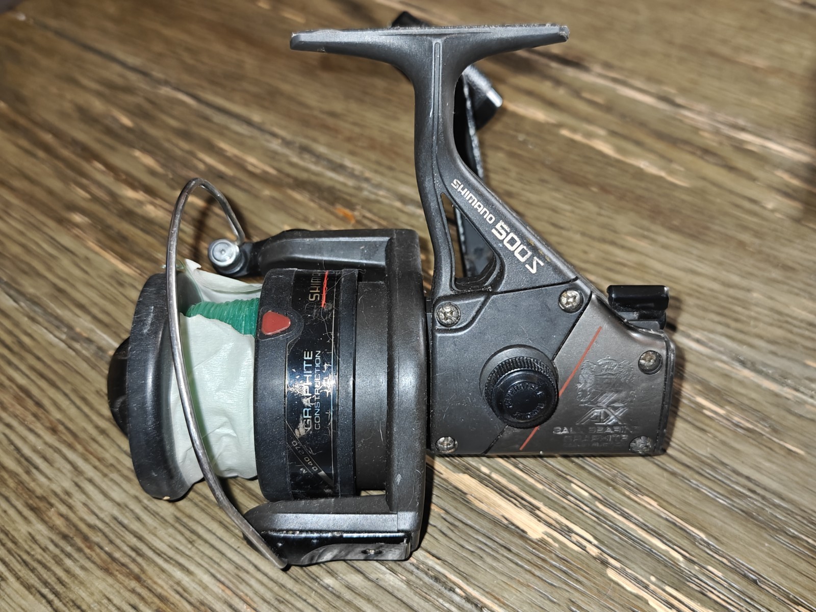 Vintage Shimano AX 500S Fishing Reel (Ball Bearing Graphite) – Fresh Water EUC