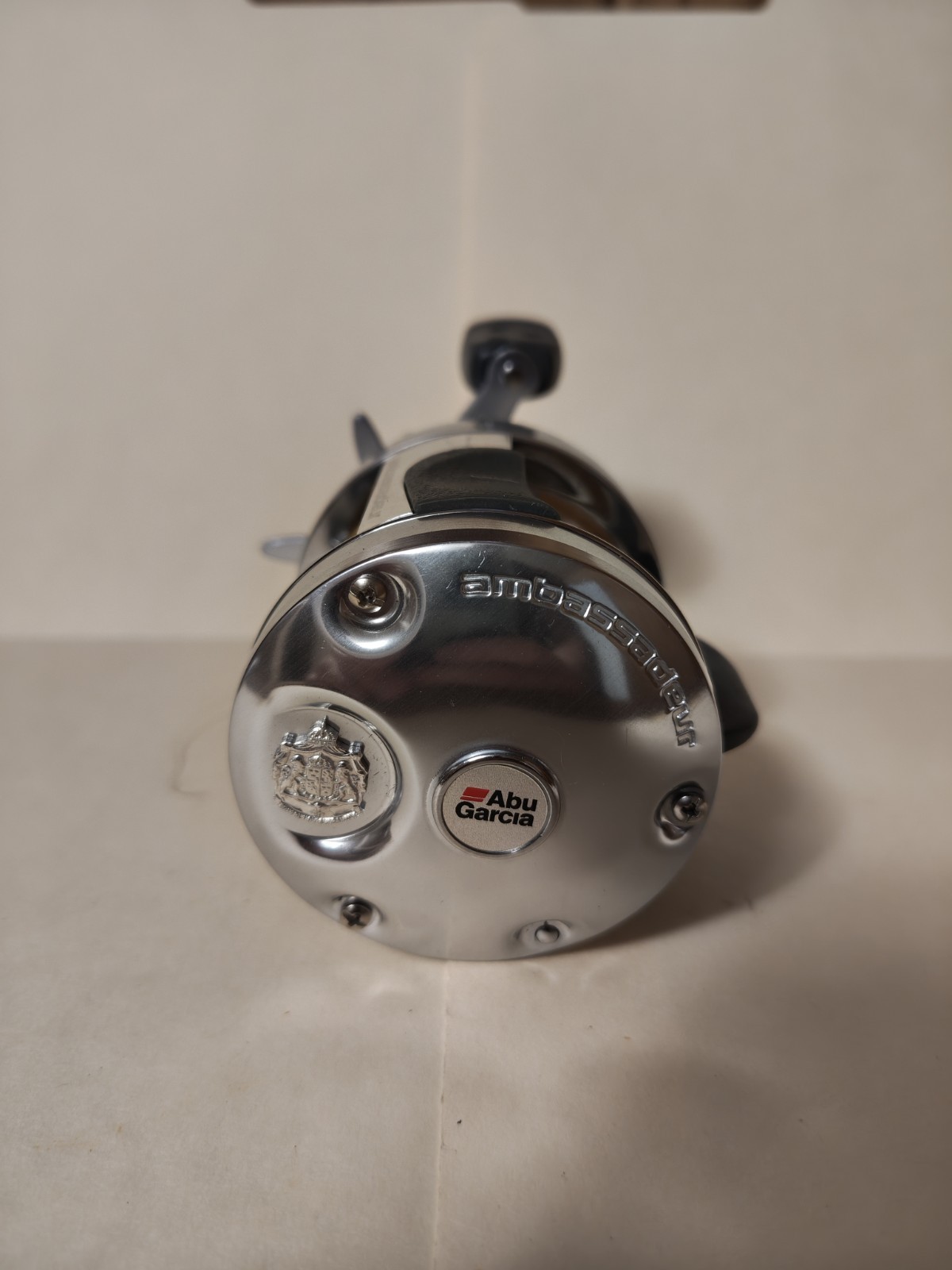 Abu Garcia Abassadeur Record No. 50 Silver Bait Casting Reel