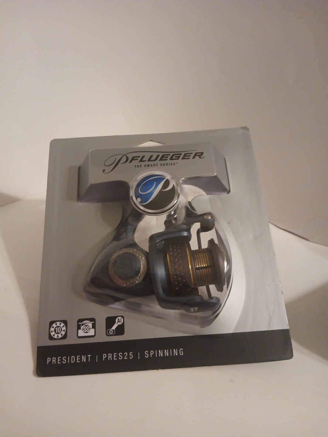 Graphite & Aluminum President Fishing Reel – Ambidextrous & Corrosion-Resistant