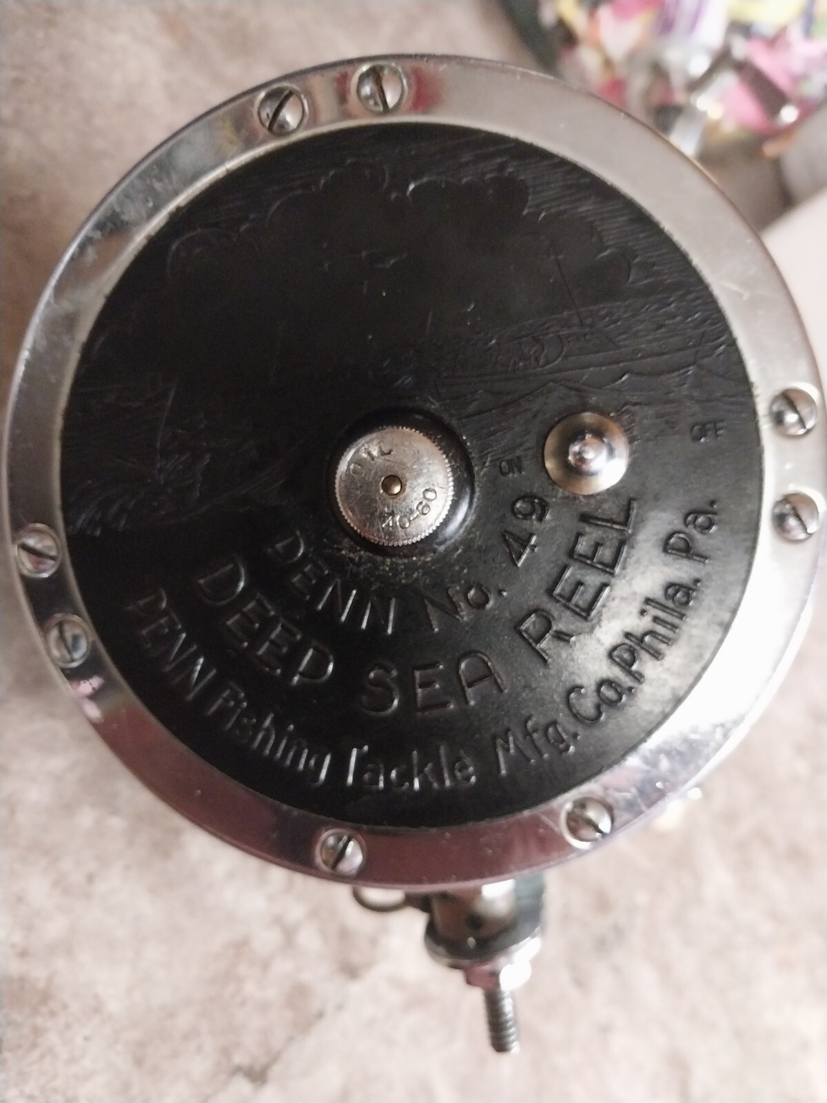 Vintage PENN No 49 Deep Sea Saltwater Fishing Reel