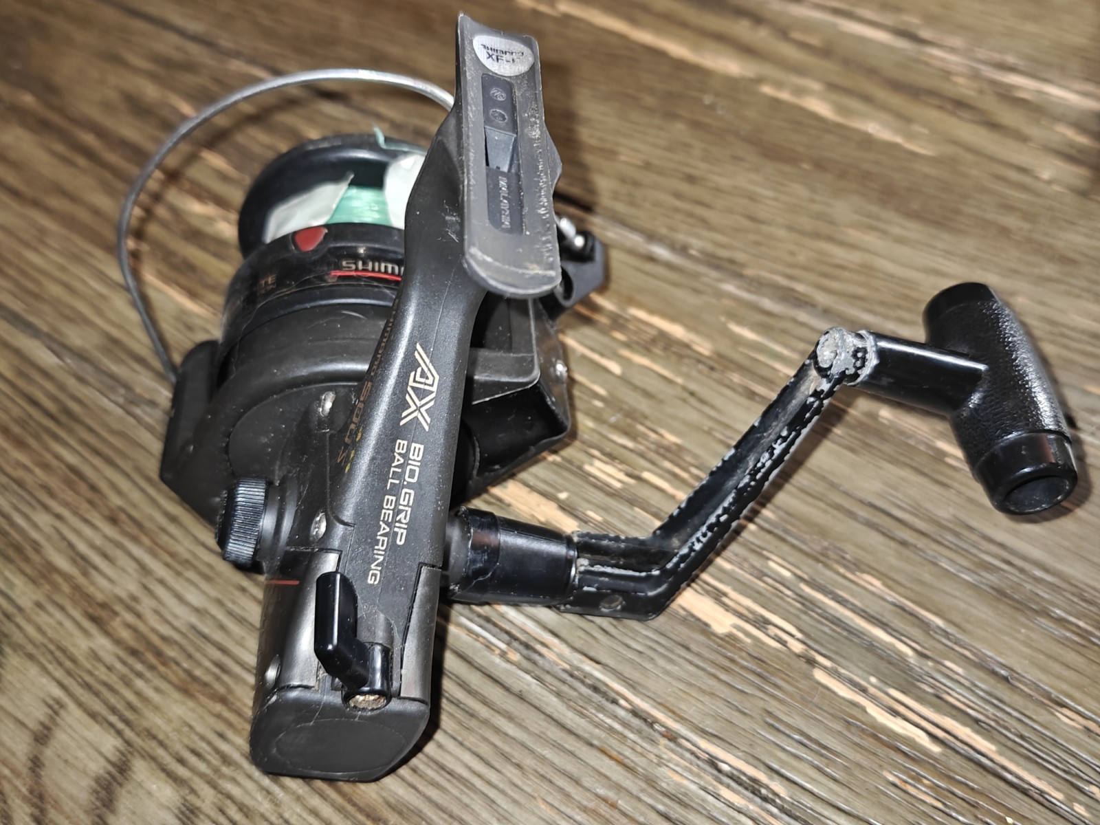 Vintage Shimano AX 500S Fishing Reel (Ball Bearing Graphite) – Fresh Water EUC