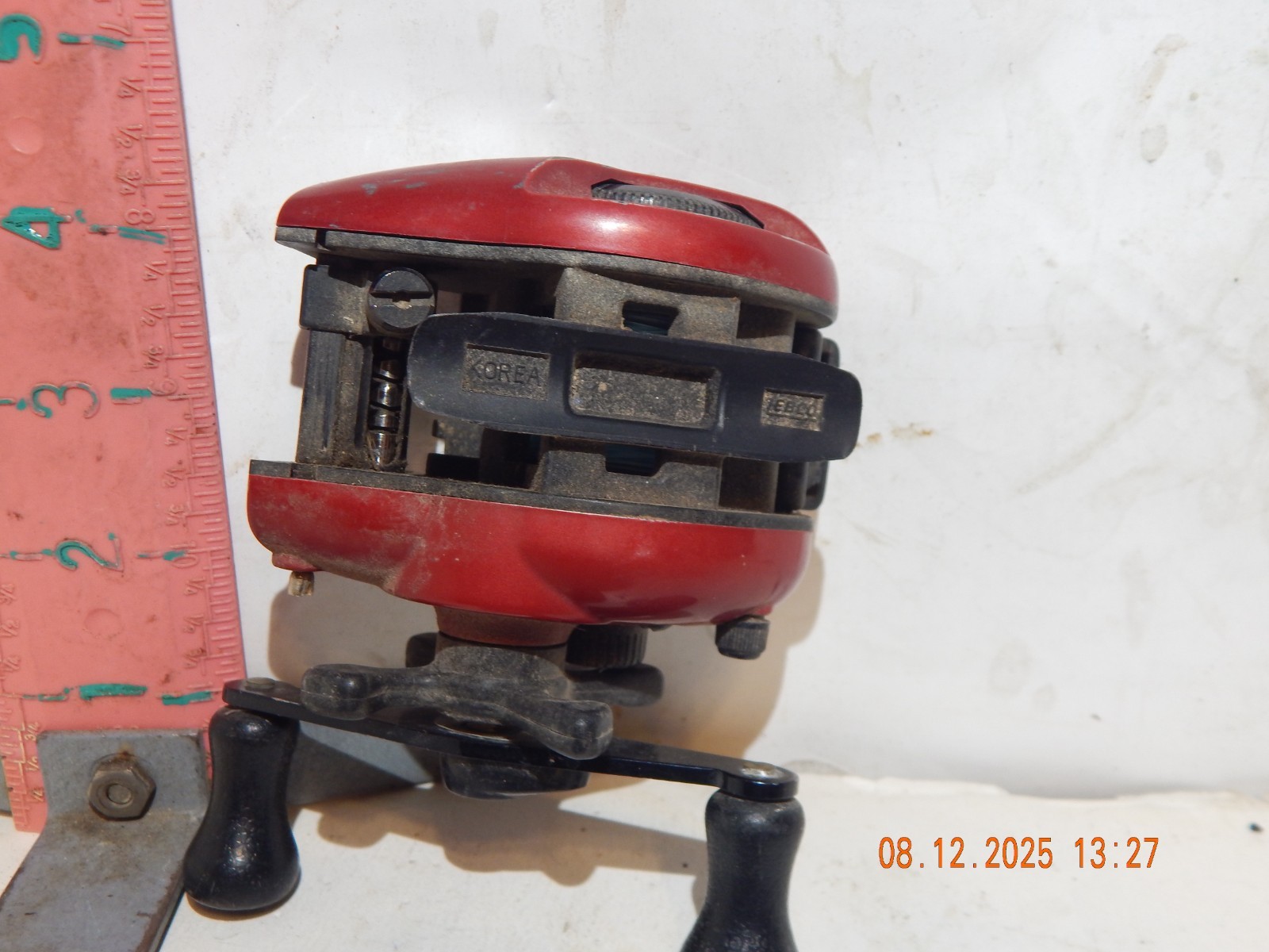 Vtg Zebco Quantum Lite QL1000 Bait Casting Reel Magnetic Spool Control Works