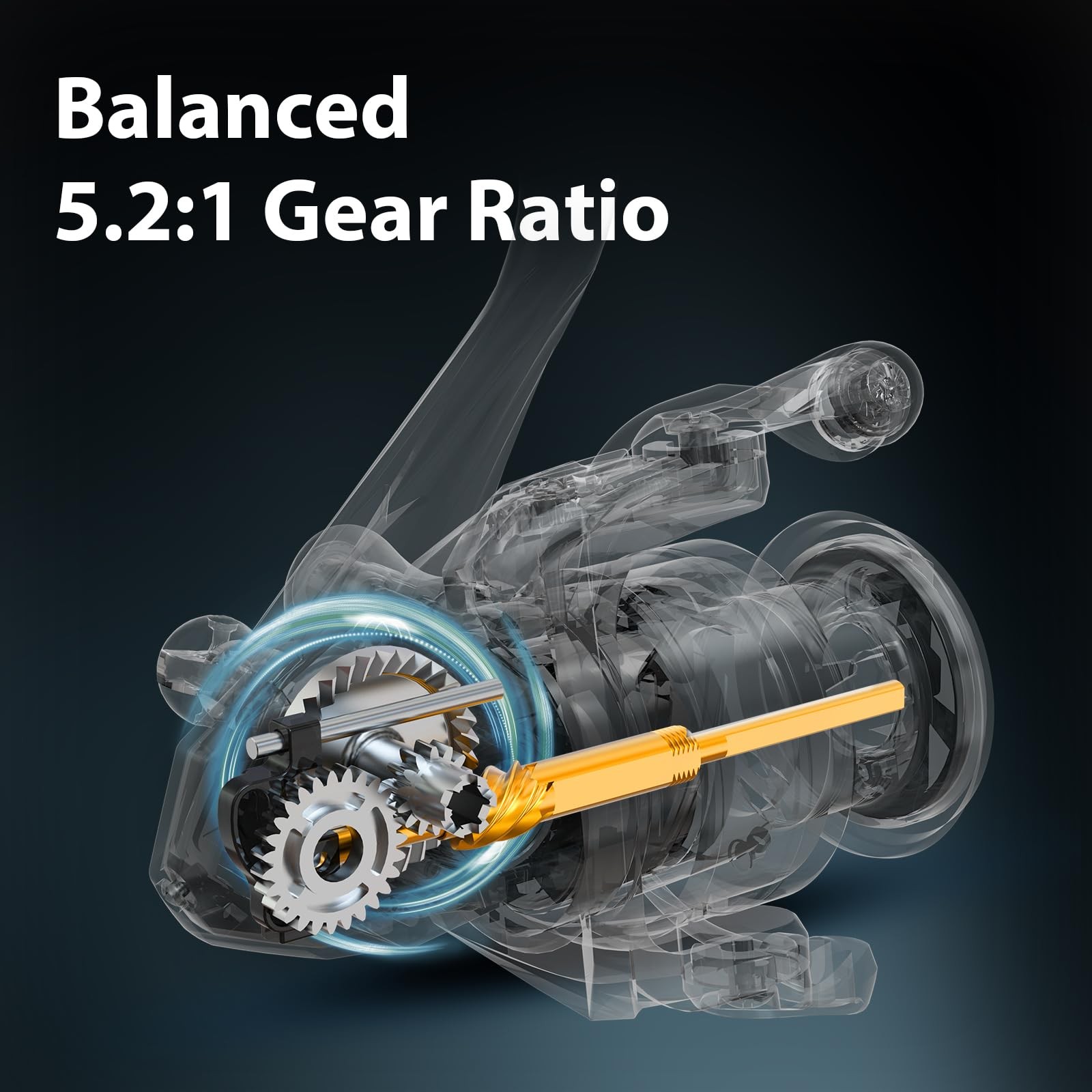 M1 Spinning Reel, Freshwater Fishing Reels Spinning, 9+1 Ball Bearings, 26.5L…