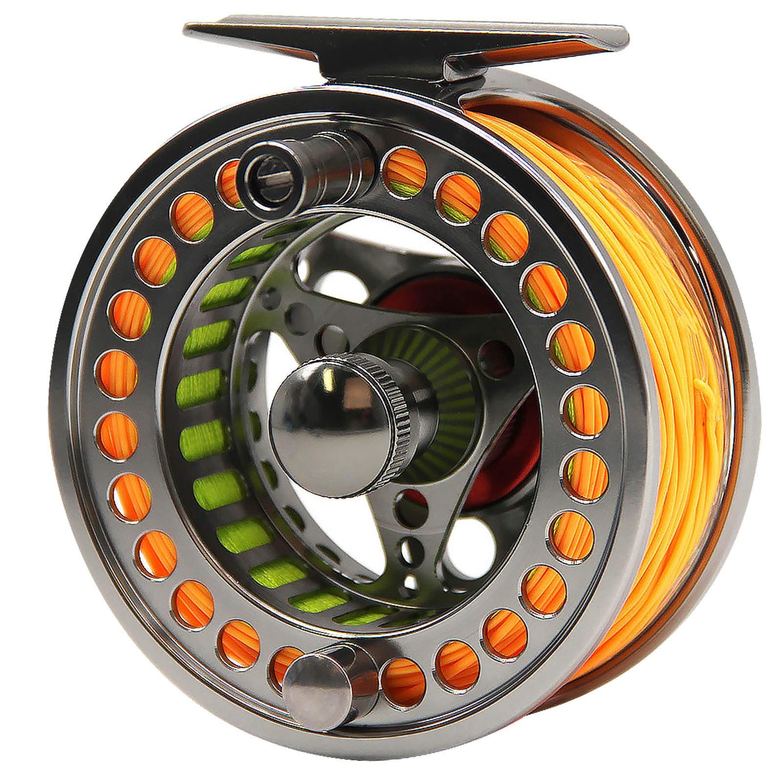 Fly Fishing Reel with Line Combo WF 3WT Preloaded Fly Line Spool with 3/4WT F…