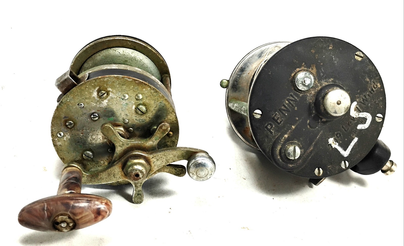 Lot 2 Reels For Parts Or Repair. Penn No 209 Level Line & Pflueger Capitol 1985