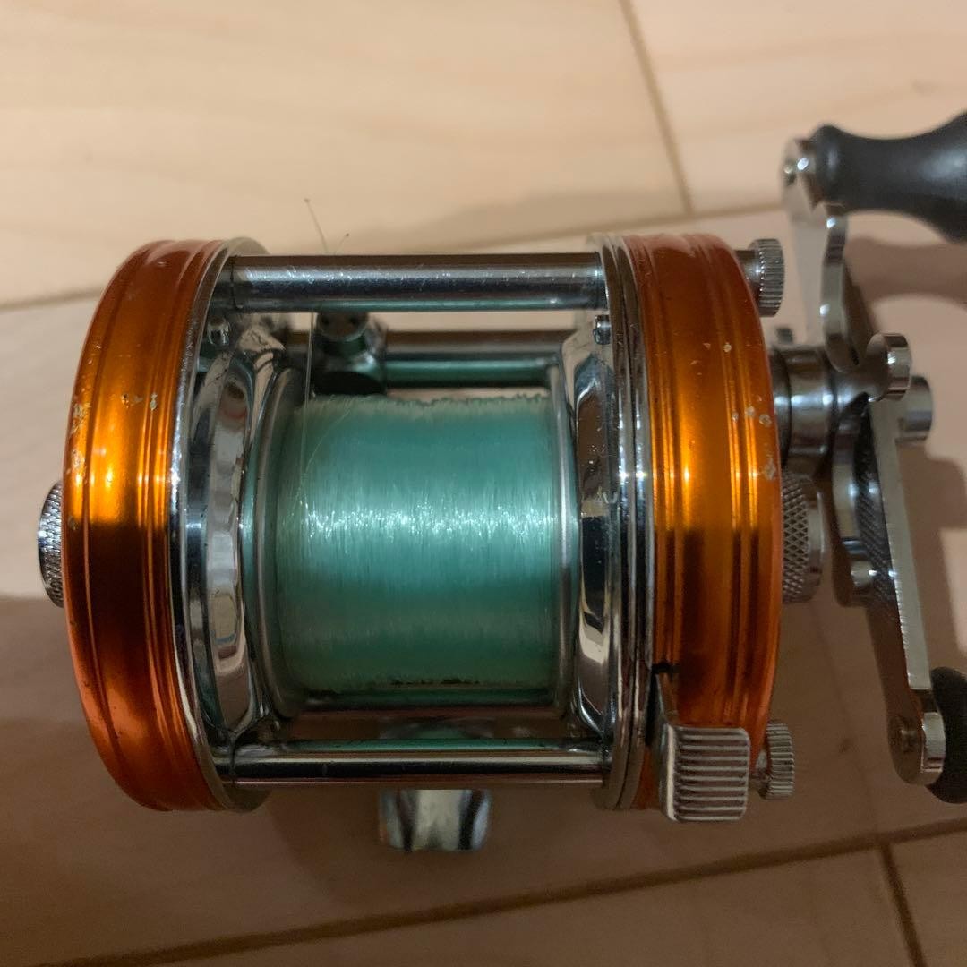 Abu Garcia Ambassador 5500c Sunset Orange Reel Used Fishing Tackle