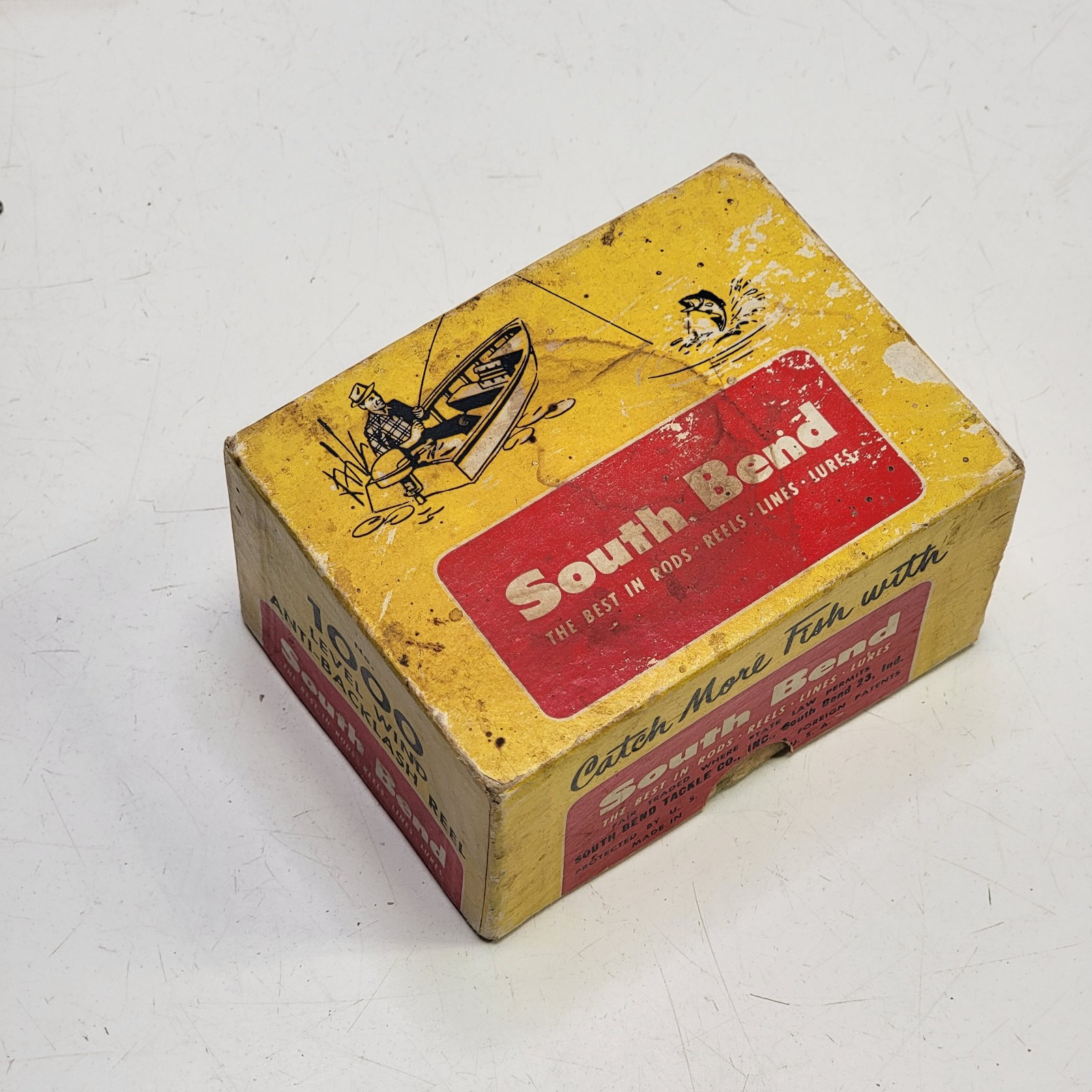 Nice South Bend 1000 Model G Anti Backlash Reel In Correct Box With Insert & Bag