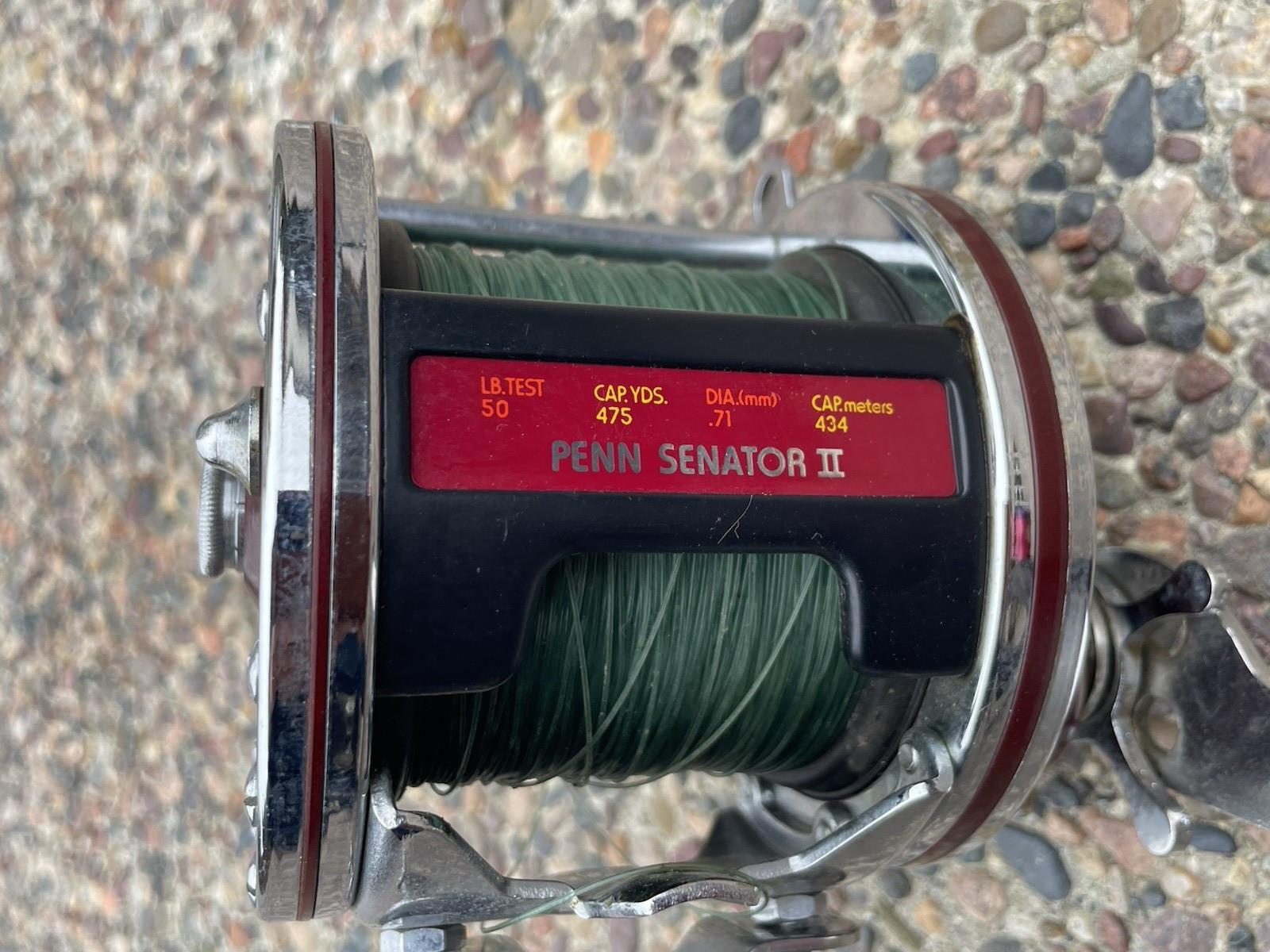 PENN SENATOR II 114HL HIGH SPEED LIGHT 6/0 BIG GAME FISHING REEL EXTENDED GRIP
