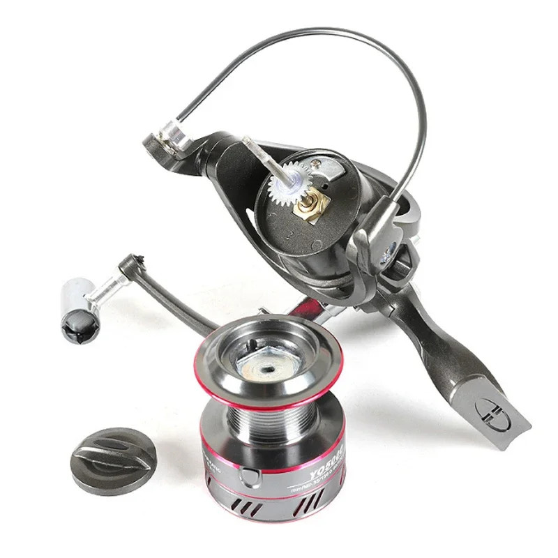 Spinning Fishing Reel 2000-7000 Series Freshwater Metal Fishing Reel 5.2:1