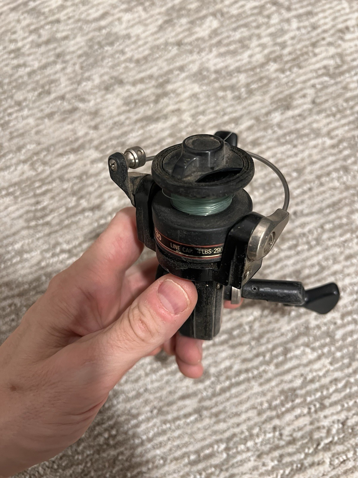 Vintage Shakespeare Convertible Crank Spinning Fishing Reel 2430 Ratio 4.2:1