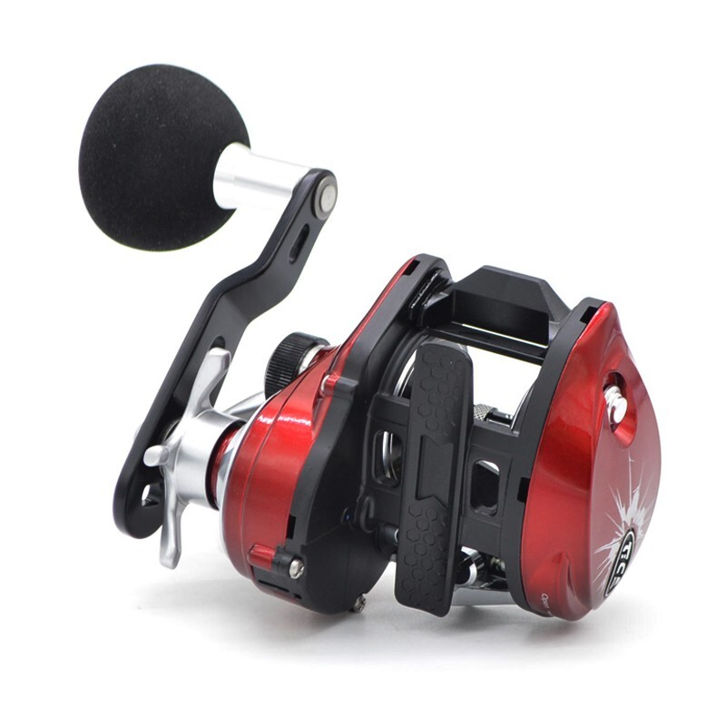 301 Series Large Capacity Left Hand 15KG Drag Baitcast Fishing Reel with Clicker