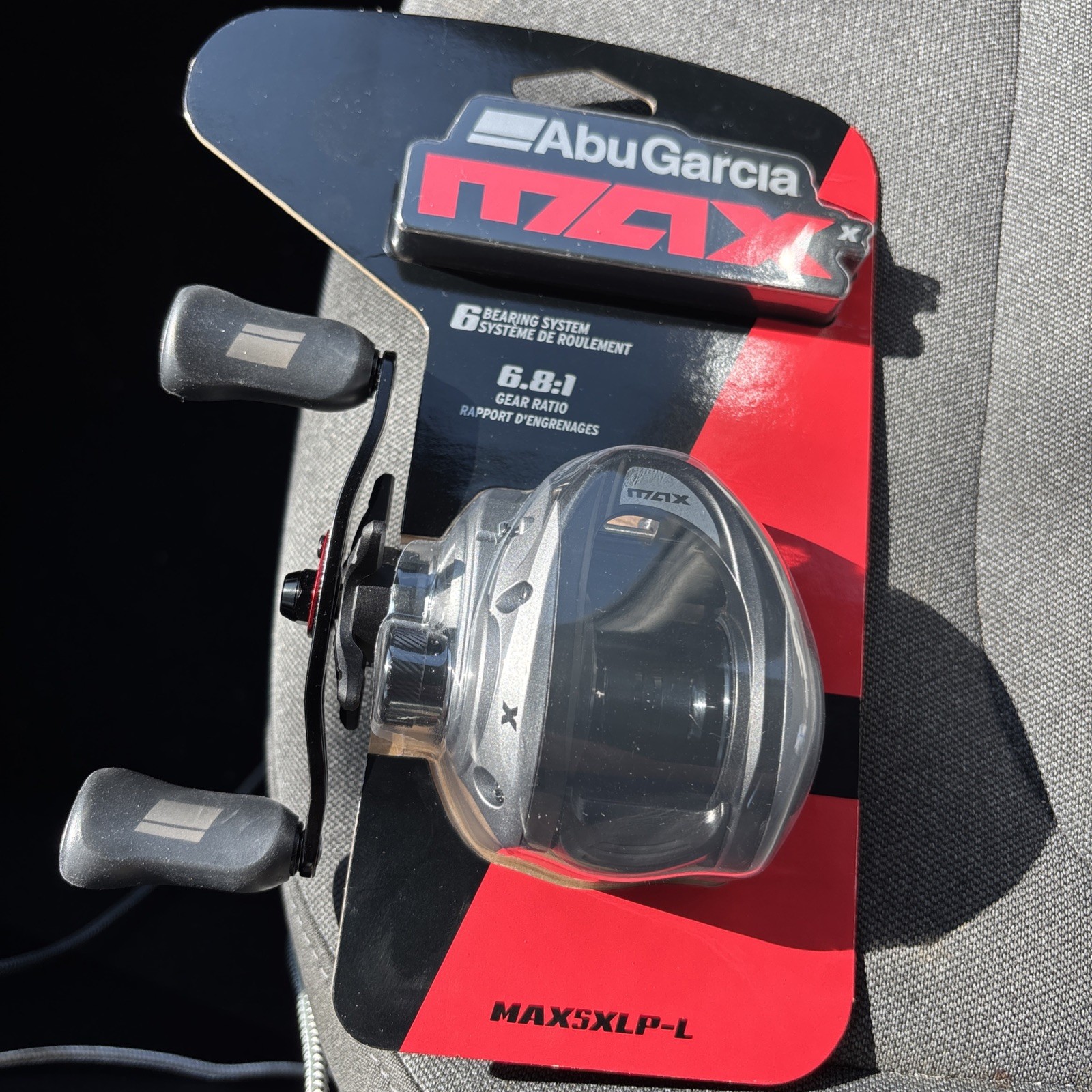 Abu Garcia Max 6 Bearing System 6.8:1 Gear Ratio. Maxsxlp-L