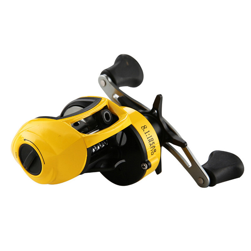 Little Yellow Reel Baitcast Fishing Reel 12+1 Bearings 8.1:1 Gear Ratio