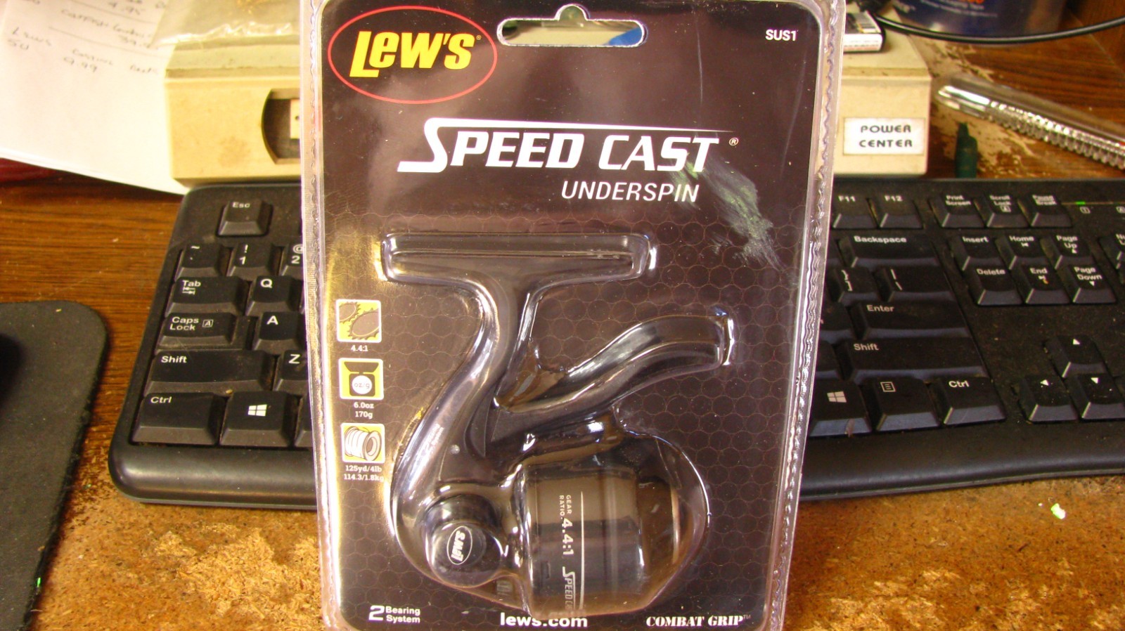 Lews „speedcast“ underspin spincast reel, nip, free shipping