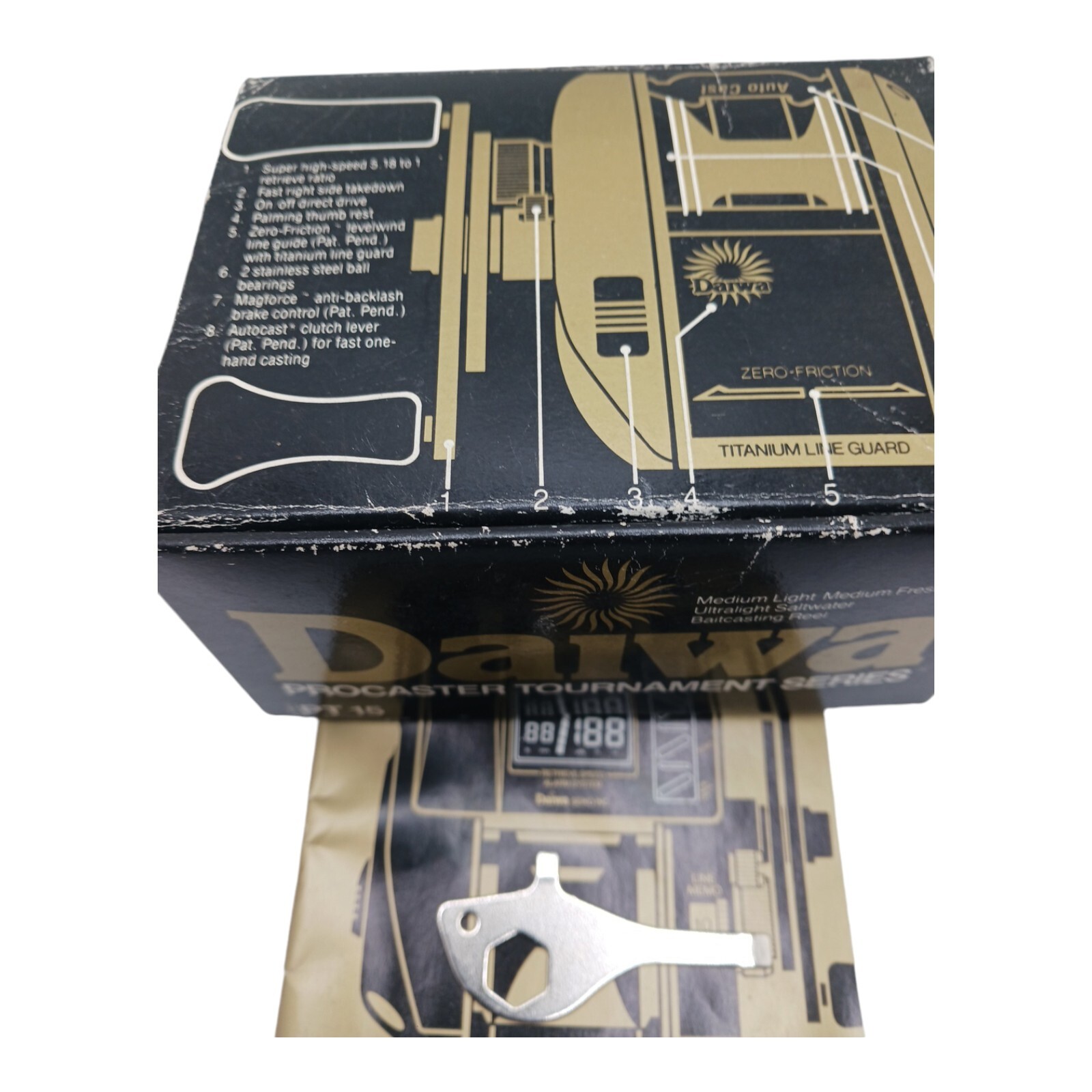 Daiwa Procaster Tourament PT 15 Mechanically Sound Drag,Anti Reverse,Thumb Cast