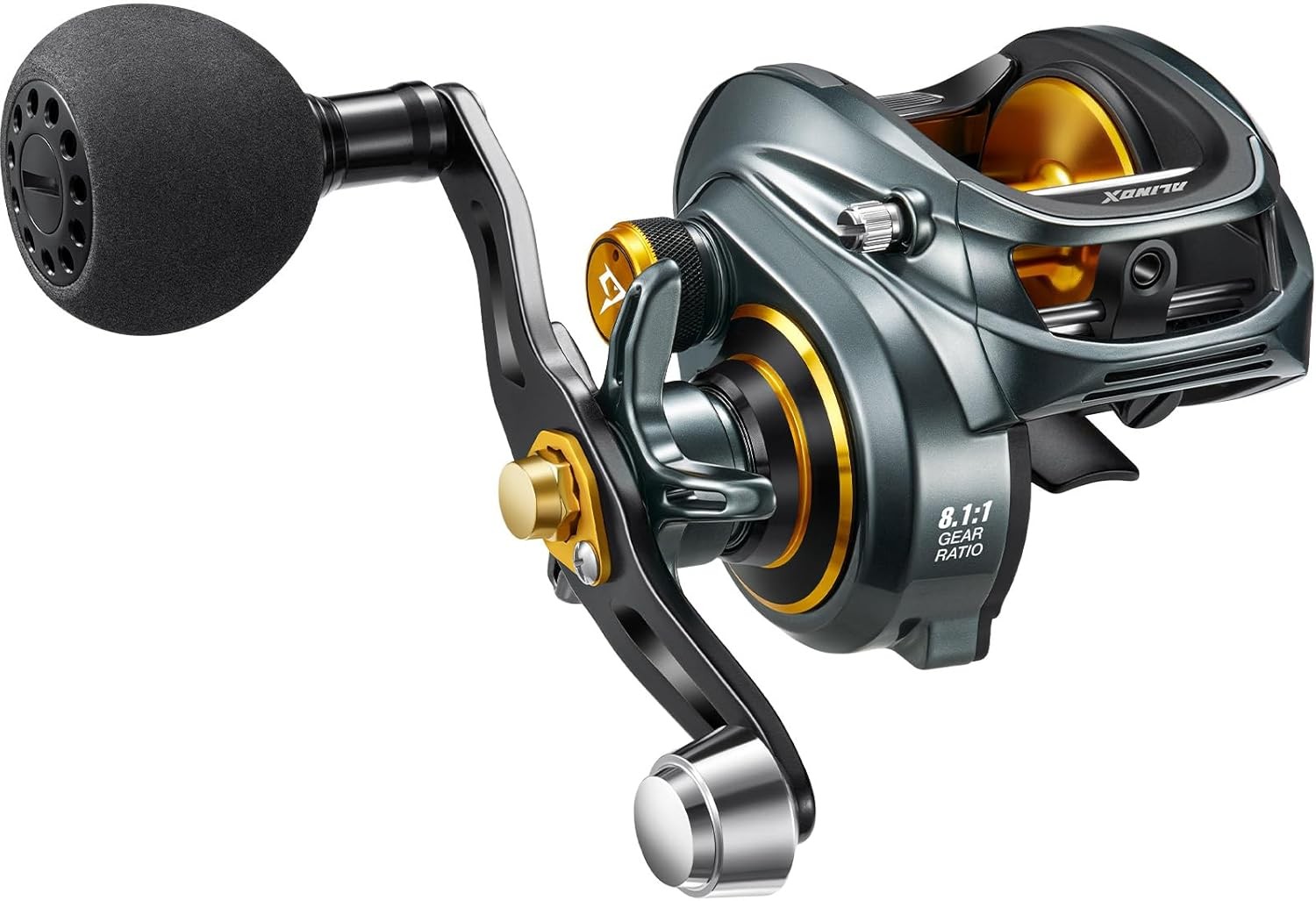 Alinox 300 Baitcaster Fishing Reel,Aluminum Frame Baitcasting Reel 33Lbs Max