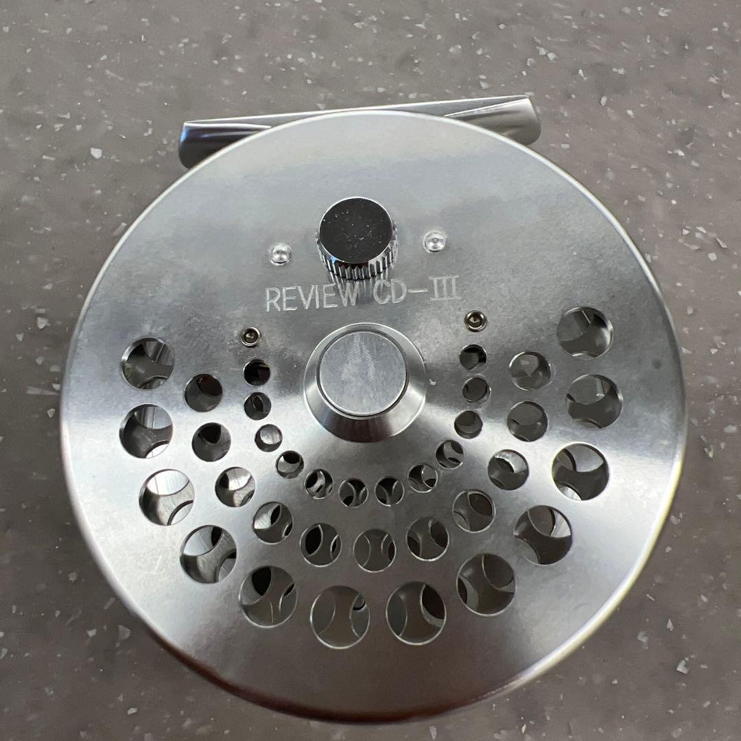 REVIEW CD-III Fly Reel Silver Lightweight Aluminum Large Arbor Design