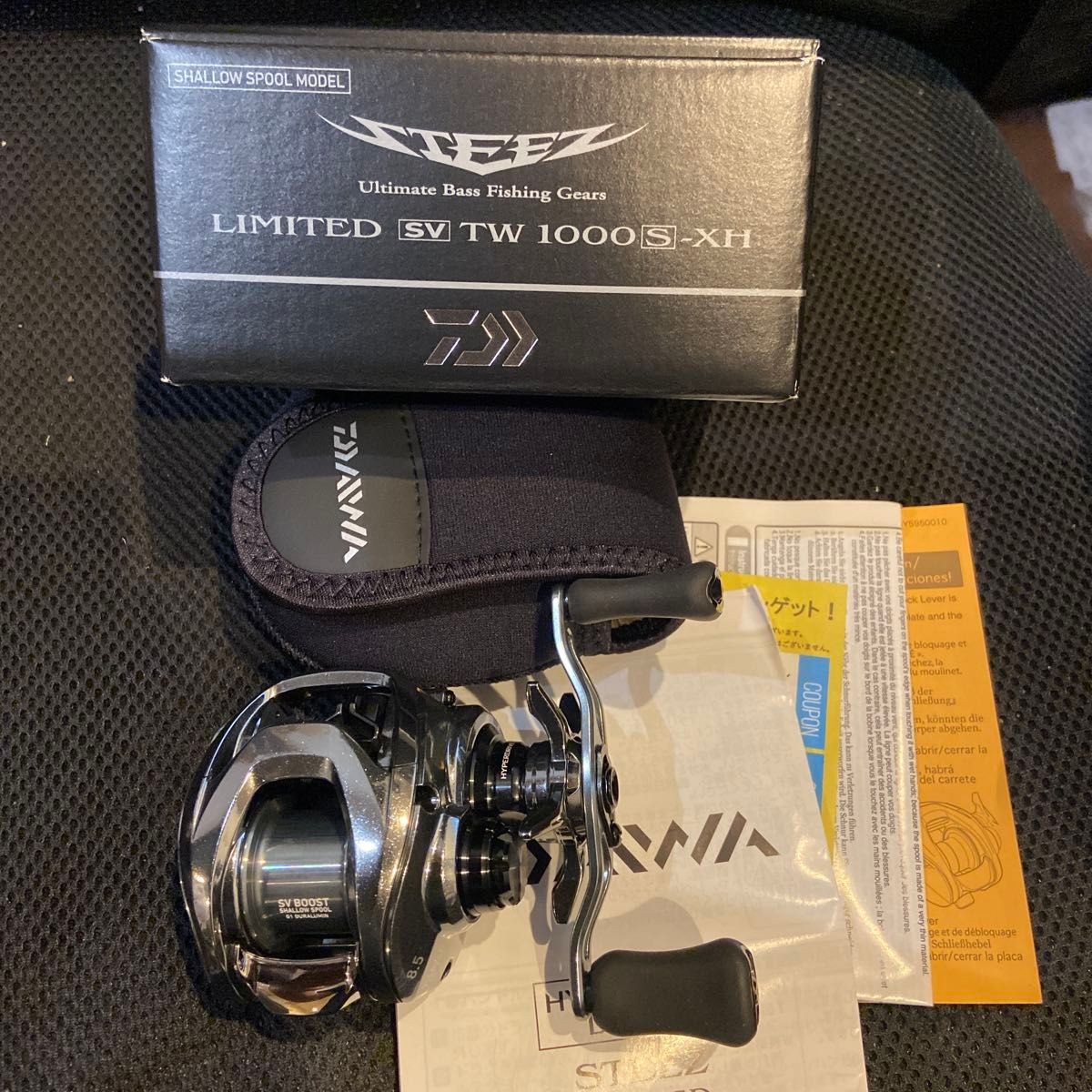 DAIWA 22 Steez Limited SV TW 1000S-XH Baitcasting Reel Right Handle