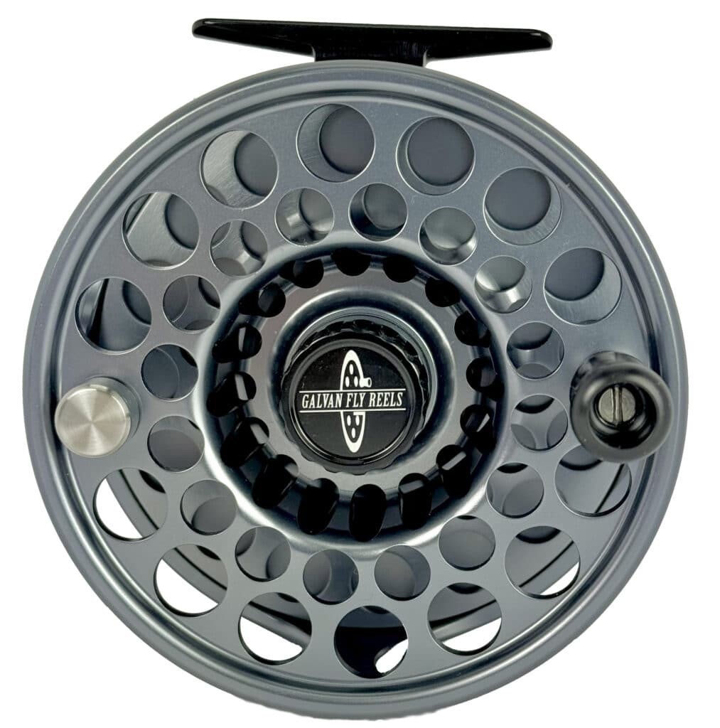 Galvan Swing Fly Reel 4/5 Gunmetal Grey w/ Black Hub