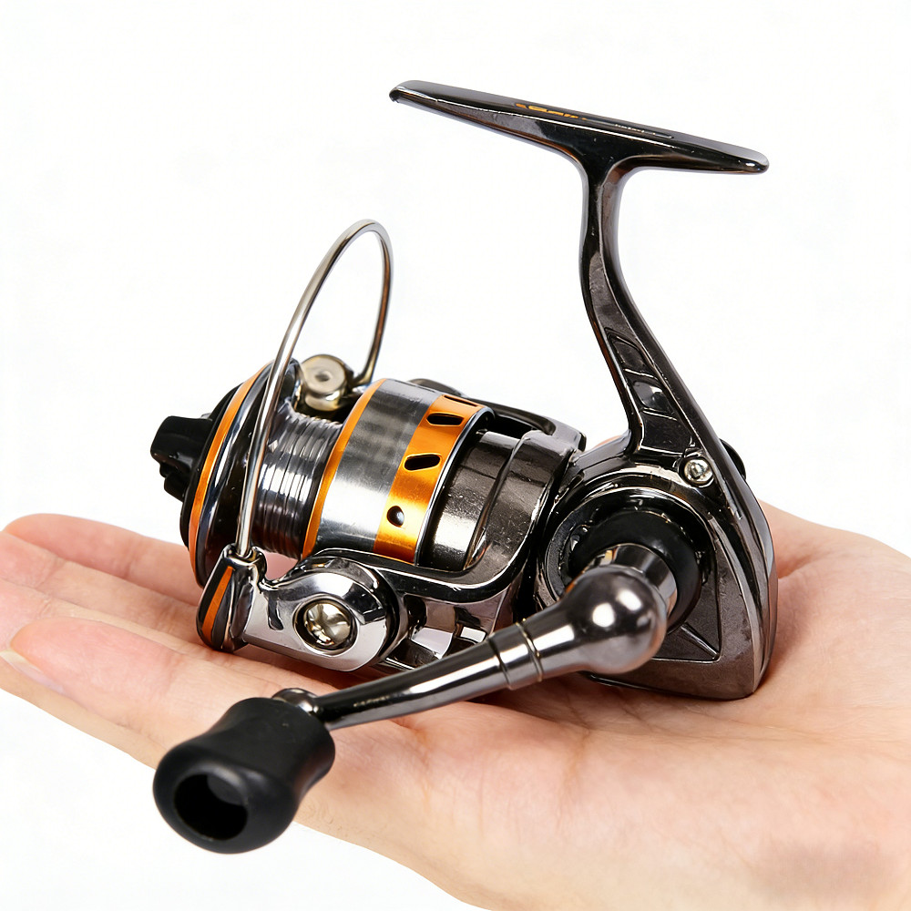 Full Metal Mini Small Spinning Reels Carp Raft Fishing Wheel Fish Gear 4:3:1