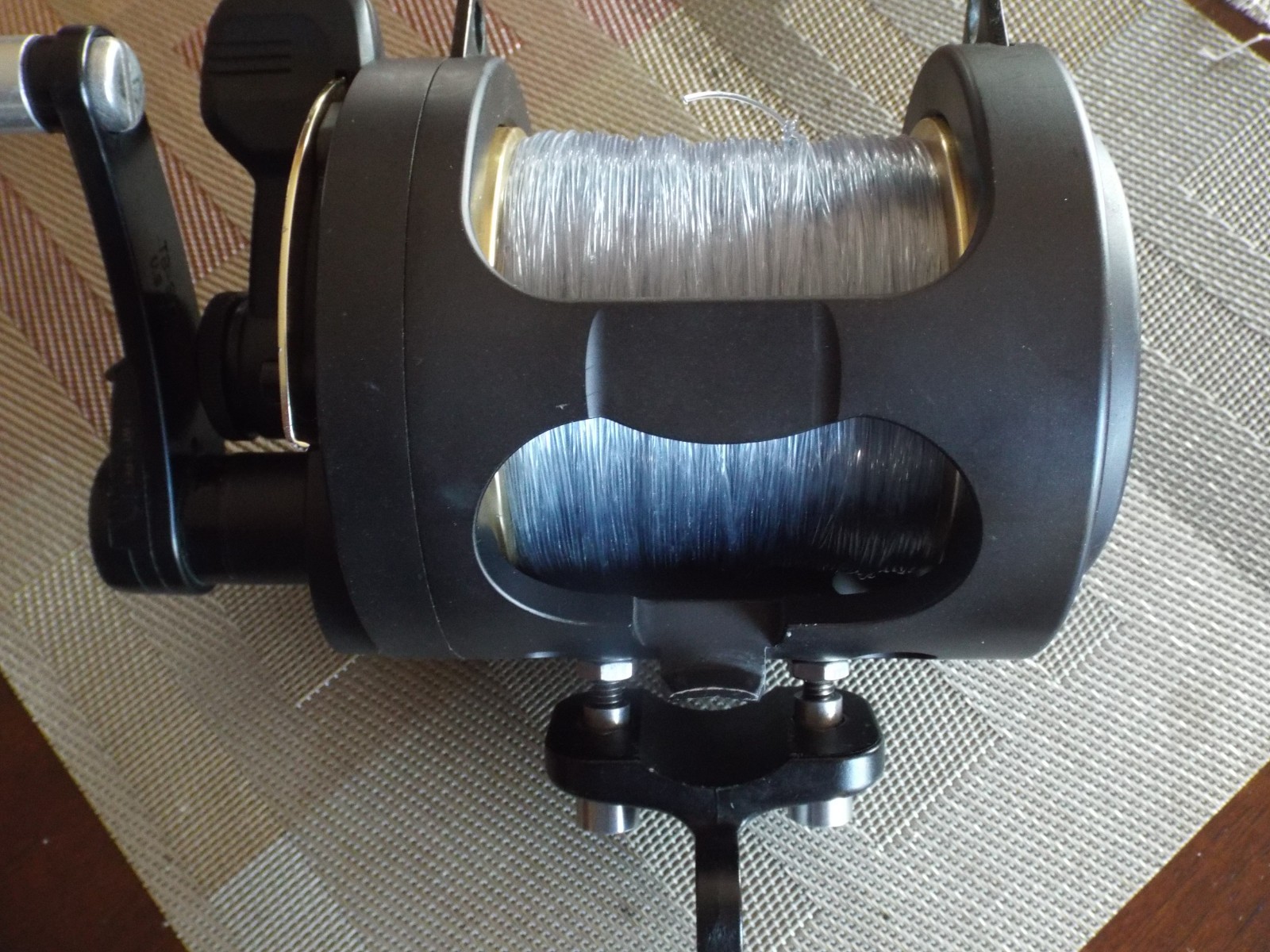 SHIMANO TLD 50 LRSA 2 WPEED REEL WITH WILL FISH FRAME AND TIBURON HANDLE