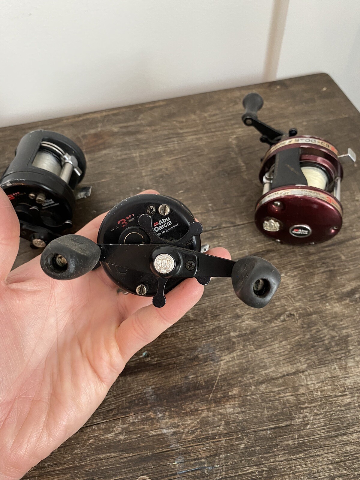 Abu Garcia Ambassadeur 5500 C3 2-Speed Autoshift Baitcasting Reel Daiwa Lot Of 4