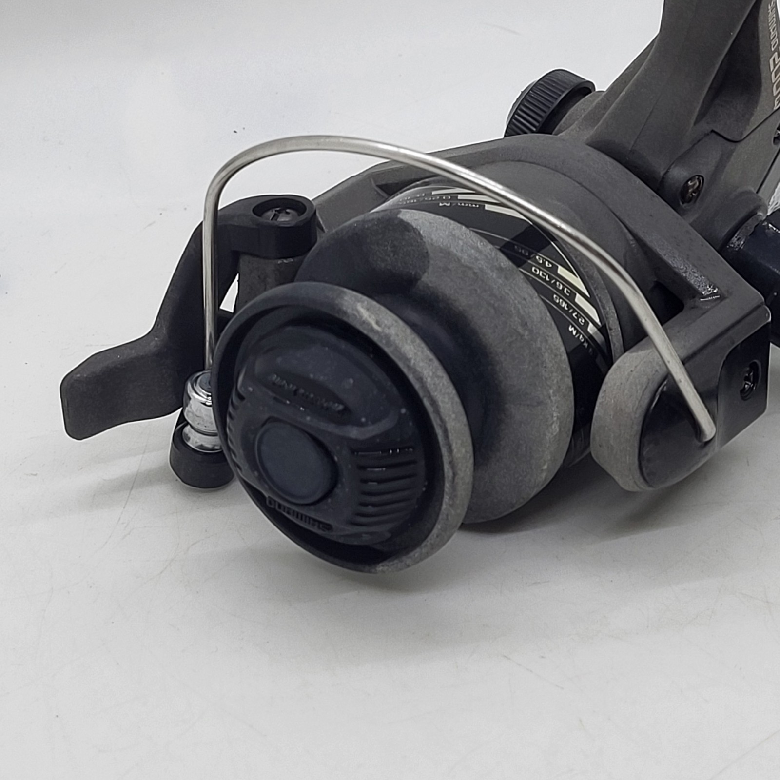 Shimano AX 200Q Graphite Spinning Reel Rear Drag Bio Grip Ball Bearing, VG+ Cond