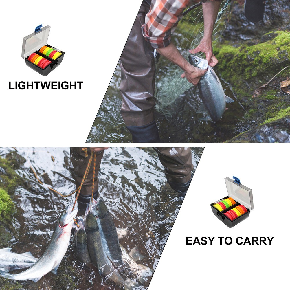 10Pcs Durable Plastic Hand Fishing Reels Fishing Line Spools Assorted Colors
