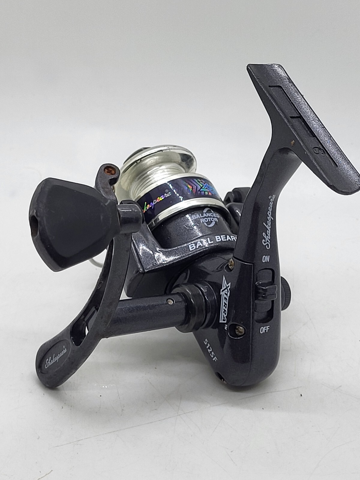 SHAKESPEARE XTERRA 5125F OPEN FACE SPINNING REEL, BALANCED ROTOR, EXCELLENT COND