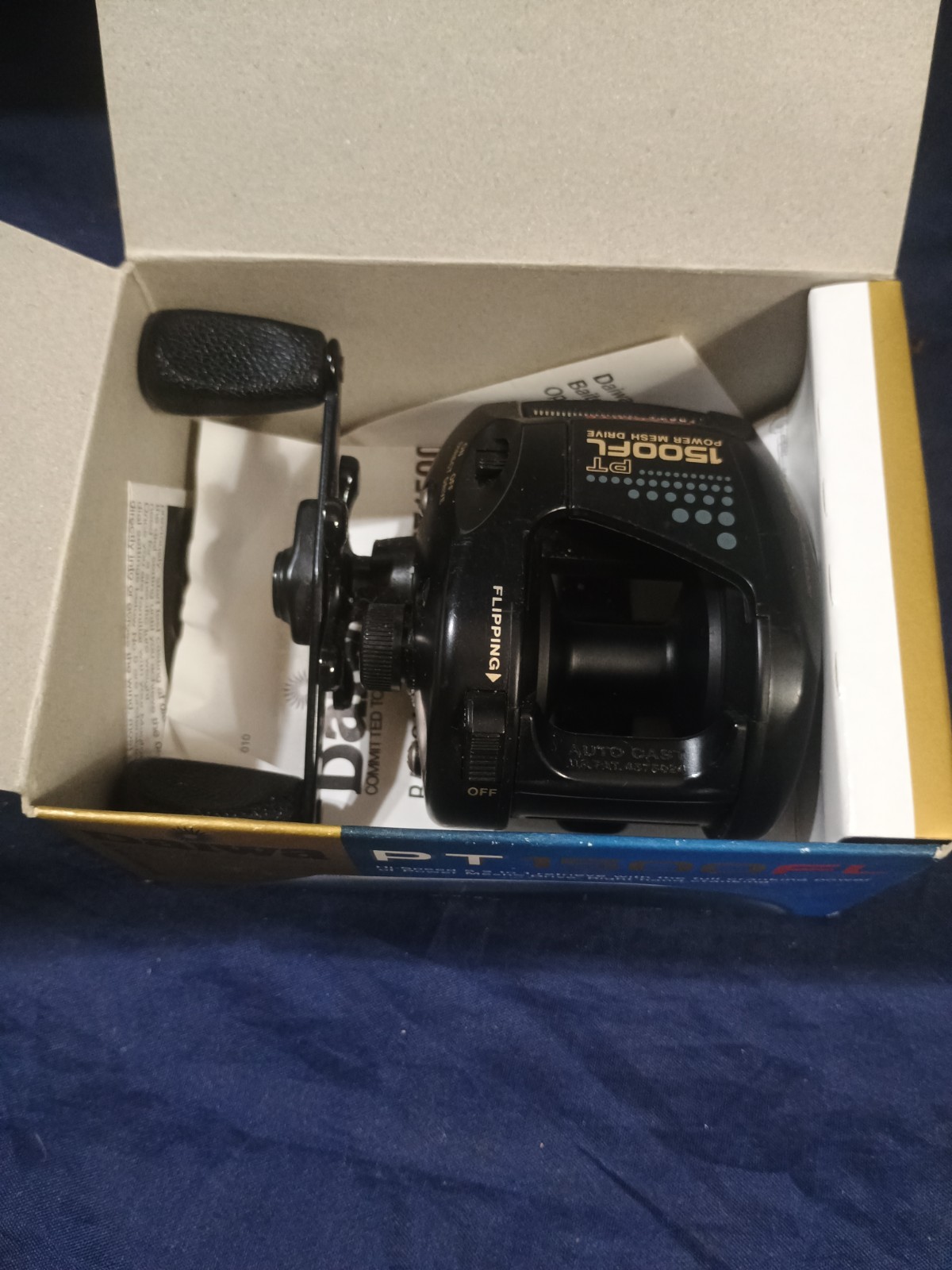Daiwa PT 1500FL ProCaster Tournament Baitcasting Fishing Reel Left Handed, W/Box
