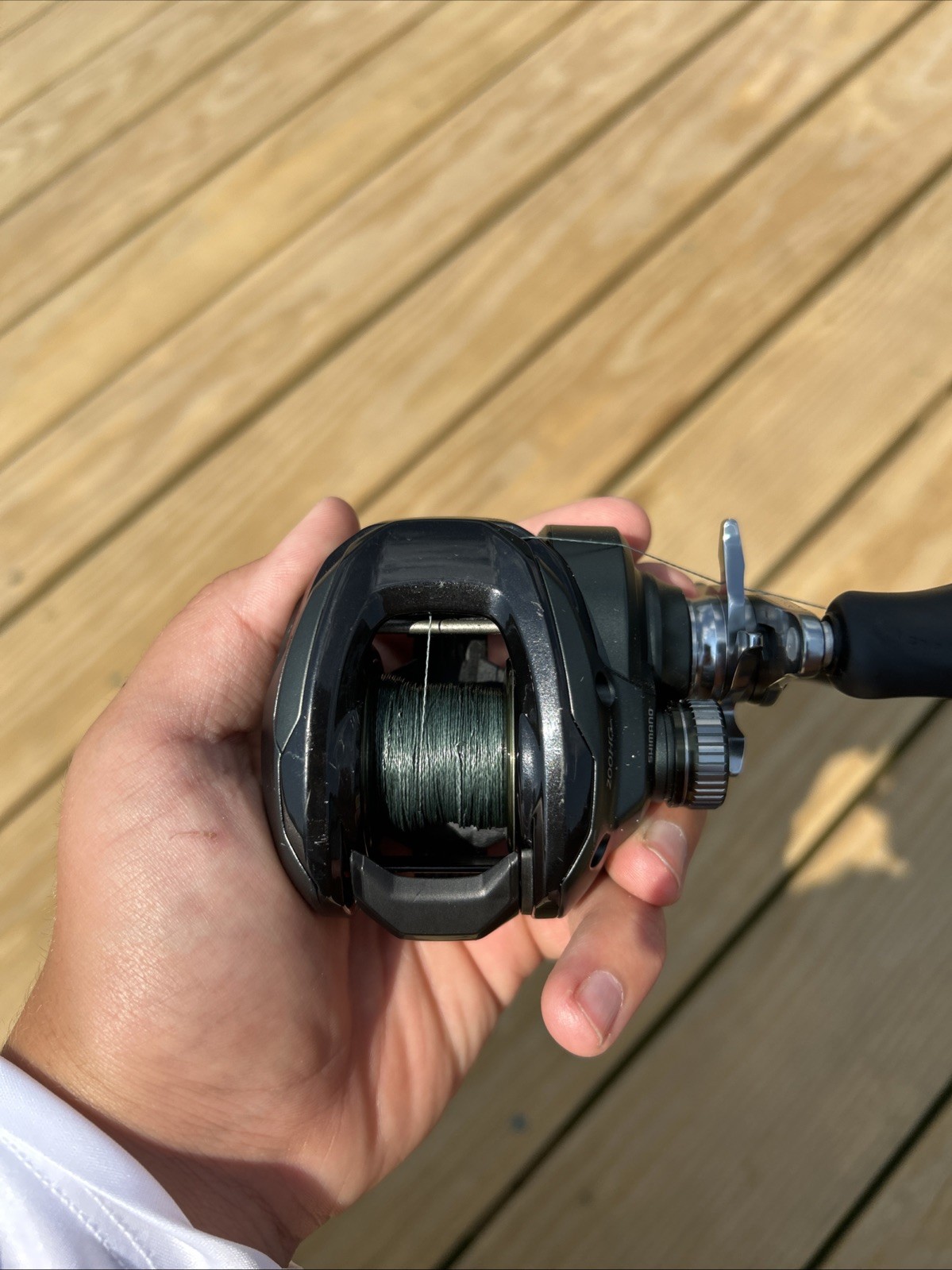 Shimano Curado M With Power Pro 20 Lbs Braid On It