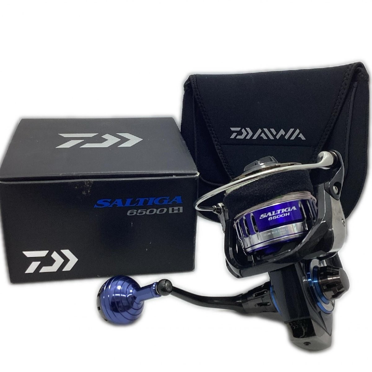 Daiwa Spinning Reel 15 Saltiga 6500H 00059561 With Scratches And Dirt